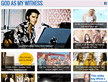 Tablet Screenshot of godasmywitness.com